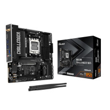 Mainboard, ASROCK, AMD B850, Socket AM5, micro ATX, RAM DDR5-SDRAM, 4xSlots, Wi-Fi Yes, Bluetooth Yes, 1xNumber of M.2 (M) slots, B850MCHALLENGERWIFI Mainboard, ASROCK, AMD B850, Socket AM5, micro ATX, RAM DDR5-SDRAM, 4xSlots, Wi-Fi Yes, Bluetooth Yes, 1xNumber of M.2 (M) slots, B850MCHALLENGERWIFI