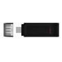 MEMORY DRIVE FLASH USB-C 256GB/DT70/256GB KINGSTON