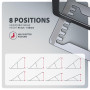 NB ACC STAND 10-17.3/ALUMINUM GREY STND-LAG AXAGON
