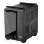 Case, ASUS, TUF Gaming GT502 Horizon, MidiTower, Case product features Transparent panel, Not included, ATX, MicroATX, MiniITX, Colour Black, TUFGAMINGGT502HORIZON