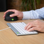 KEYBOARD COMPACT BREAK ENG/WHITE RGOCOUSWDWH R-GO TOOLS