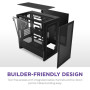 Case, NZXT, micro ATX/Mini-ITX, Black, Midi Tower, PC, CC-H31FB-01