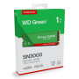 SSD, SANDISK, Green, POWERED BY SANDISK, 1TB, M.2, NVMe, Write speed 4200 MBytes/sec, Read speed 5000 MBytes/sec, 2.3mm, TBW 150 TB, WDS100T4G0E