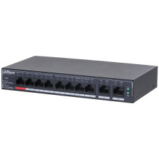 Switch, DAHUA, DH-SG4010P, Type L2, PoE ports 8, 110 Watts, SG4010P