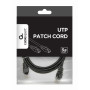 PATCH CABLE CAT5E UTP 2M/BLACK PP12-2M/BK GEMBIRD