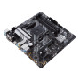 Mainboard, ASUS, AMD B550, SAM4, MicroATX, Memory DDR4, Memory slots 4, 2xPCI-Express 3.0 1x, 1xPCI-Express 4.0 16x, 2xM.2, 1x15pin D-sub, 1xDVI-D, 1xHDMI, 2xAudio-In, 1xAudio-Out, 6xUSB 3.2, 1xPS/2, 1xRJ45, PRIMEB550M-AWIFIII