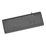 KEYBOARD MULTIMEDIA USB ENG/BLACK KB-UML-04 GEMBIRD