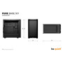 Case, BE QUIET, PURE BASE 501, MidiTower, Not included, ATX, MicroATX, MiniITX, Colour Black, BGW74