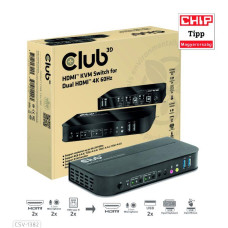 VIDEO SWITCH KVM HDMI 2PORT/CSV-1382 CLUB3D VIDEO SWITCH KVM HDMI 2PORT/CSV-1382 CLUB3D