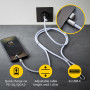 CABLE USB-C TO USB-C 1.65M/LANYARD PURPLE 7991003 INTENSO