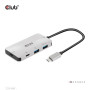 I/O HUB USB-C PD CHARGING/CSV-1543 CLUB3D I/O HUB USB-C PD CHARGING/CSV-1543 CLUB3D