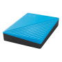 External HDD, WESTERN DIGITAL, My Passport, 6TB, USB 2.0, USB 3.2, Colour Sky Blue, WDBR9S0060BBL-WESN