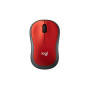 MOUSE USB OPTICAL CORDL. M185/RED 910-002240 LOGITECH