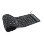 KEYBOARD FLEXIBLE USB ENG/BLACK KB-109F-B GEMBIRD