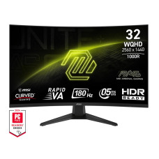 LCD Monitor, MSI, MAG 325CQF, 31.5, Gaming/Curved, Panel VA, 2560x1440, 16:9, 180Hz, 0.5 ms, MAG325CQF