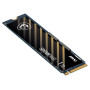 SSD, MSI, SPATIUM M450, 1TB, M.2, PCIe Gen4, NVMe, 3D NAND, Write speed 3000 MBytes/sec, Read speed 3600 MBytes/sec, 2.15mm, TBW 600 TB, MTBF 1500000 hours, S78-440L980-P83