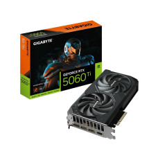 Graphics Card, GIGABYTE, NVIDIA GeForce RTX 5060 Ti, 16 GB, GDDR7, 128 bit, PCIE 5.0 8x, GPU 2587 MHz, Dual Slot Fansink, GV-N506TWF2OC-16GD1.0