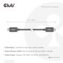 CABLE USB-C TO USB-C 1.2M/BLACK CAC-1570 CLUB3D