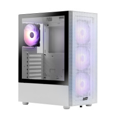 Case, ADATA, XPG VALOR MESH C, MidiTower, Case product features Transparent panel, Not included, ATX, MicroATX, MiniITX, Colour White, VALORMESHMT-WHCWW