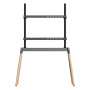TV SET ACC FLOOR STAND 55-86/BLK/WOOD TVS-86F-01-BK GEMBIRD