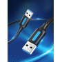CABLE USB3.0 MALE TO MALE/1.5M BLACK CONBG VENTION