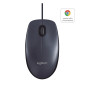 MOUSE USB OPTICAL B100/BLACK OEM 910-003357 LOGITECH
