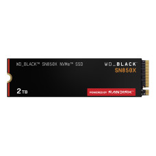 SSD, SANDISK, 1200xTBW rating, Read speed 7300 MB/s, Write speed 6600 MB/s, NVMe Yes, PCI Express 4.0, M.2, 2000 GB, POWERED BY SANDISK, Black SN850X, WDS200T2X0E