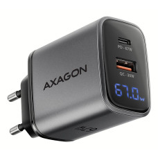 MOBILE CHARGER WALL USB 67W/GAN 2PORT ACU-PQ67D AXAGON