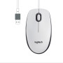 MOUSE USB OPTICAL M100/WHITE 910-006764 LOGITECH
