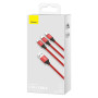 CABLE USB TO 3IN1 1.2M/RED CAJS000009 BASEUS