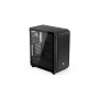 Case, ENDORFY, Arx 500 ARGB, MidiTower, Case product features Transparent panel, Not included, ATX, MicroATX, MiniITX, Colour Black, EY2A011