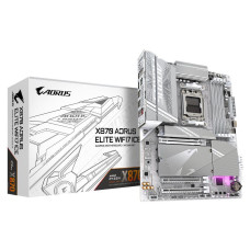 Mainboard, GIGABYTE, AMD X870E, SAM5, ATX, Memory DDR5, Memory slots 4, 1xPCI-Express 3.0 2x, 1xPCI-Express 4.0 4x , 1xPCI-Express 5.0 16x, 4xM.2, 1xHDMI, 4xUSB 2.0, 6xUSB 3.2, 2xUSB-C, 1xOptical S/PDIF, 1xRJ45, 2xAudio port, X870AELITEWF7ICE1.1