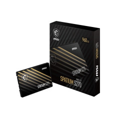 SSD, MSI, SPATIUM S270, 960GB, SATA, 3D NAND, Write speed 450 MBytes/sec, Read speed 500 MBytes/sec, 2,5, TBW 500 TB, MTBF 2000000 hours, S78-440P130-P83