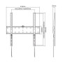 TV SET ACC WALL MOUNT 32-55/WM-55F-02 GEMBIRD