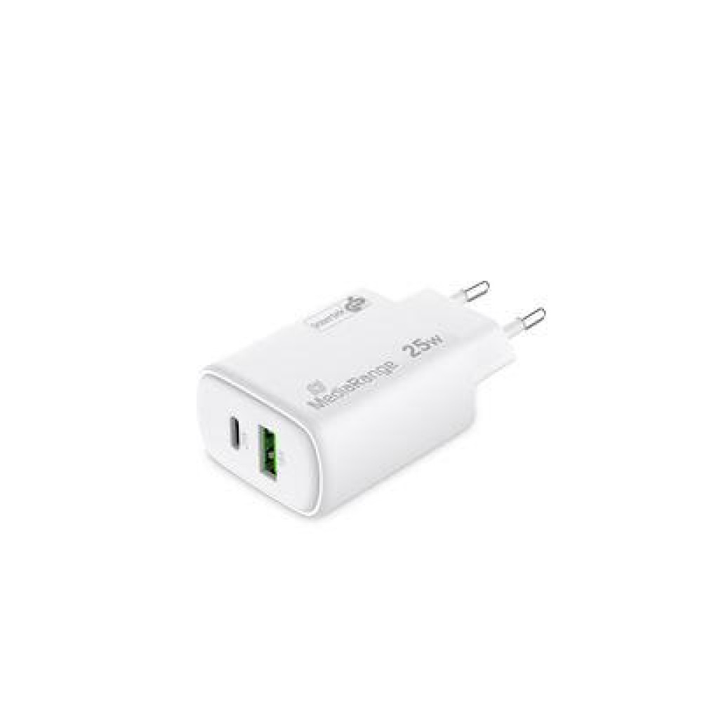 POWER ADAPTER USB/USB-C 25W/FAST MRMA112-2 MEDIARANGE POWER ADAPTER USB/USB-C 25W/FAST MRMA112-2 MEDIARANGE