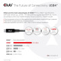 CABLE USB-C BI-DIRECTIONAL 2M/M/M CAC-1578 CLUB3D