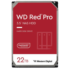 HDD, WESTERN DIGITAL, Red Pro, 22TB, SATA, 512 MB, 7200 rpm, 3,5, WD221KFGX
