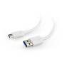 CABLE USB-C TO USB3 1M WHITE/CCP-USB3-AMCM-1M-W GEMBIRD