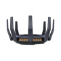 Wireless Router, ASUS, 6000 Mbps, Mesh, Wi-Fi 6, USB 3.1, 9x10/100/1000M, 1x10GbE, 1xSPF+, Number of antennas 8, RT-AX89X
