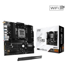 Mainboard, ASROCK, 1xPCI-Express 4.0 4x , 1xPCI-Express 5.0 16x, 1xM.2, 1xHDMI, 1xDisplayPort, 1xAudio-In, 1xAudio-Out, 1xMicrophone, 4xUSB 2.0, 3xUSB 3.2, 1xUSB-C, 1xRJ45, B850MPRO-AWIFI
