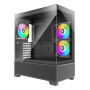Case, XILENCE, XG172, MidiTower, Case product features Fan control panel/Transparent panel, Not included, Colour Black, XG172
