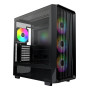 Case, MONTECH, X5, MidiTower, Case product features Transparent panel, Not included, Colour Black, X5(B)