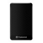 External HDD, TRANSCEND, StoreJet, 1TB, USB 3.0, Colour Black, TS1TSJ25A3K