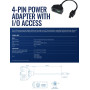 CABLE ADAPTER 4-PIN WITH I/O/PR5MEC21 TELTONIKA
