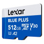 MEMORY MICRO SDXC 512GB UHS-I/W/A LMSBLPL512G-BNANG LEXAR