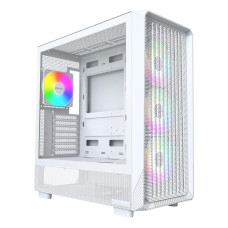 Case, MONTECH, X5, MidiTower, Case product features Transparent panel, Not included, Colour White, X5(W)