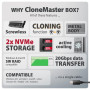 SSD ACC ENCLOSURE M.2 NVME/USB-C EEM2-20GD AXAGON