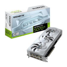 Graphics Card, GIGABYTE, NVIDIA GeForce RTX 5070 Ti, 16 GB, GDDR7, 256 bit, PCIE 5.0 16x, Triple slot Fansink, 1xHDMI, 3xDisplayPort, N507TEAGLEOCICE-16GD1.0