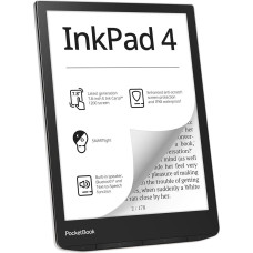E-Reader, POCKETBOOK, InkPad 4, 7.8, 1872x1404, 1xAudio-Out, 1xUSB-C, Micro SD, Wireless LAN, Bluetooth, PB743G-U-WW