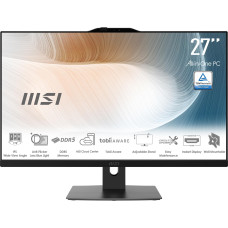 Monoblock PC, MSI, CPU Intel, Intel Core 5, Intel Core 5, 120U, RAM 16 GB, DDR5-SDRAM, Screen 27 , 1920 x 1080 pixels, Storage 512 GB, SSDs 512 GB, Not available, On-board graphics Yes, Intel® Graphics, Black, OS Windows 11 Pro, MODERNAM272P1M-855EU